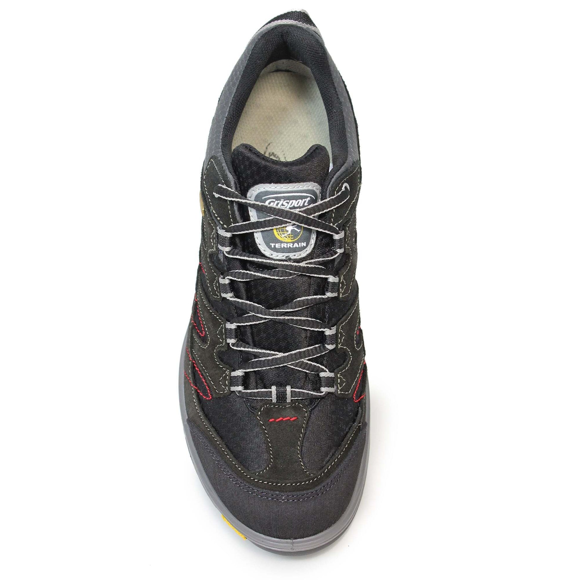 Black-Grey - Lifestyle - Grisport Mens Java Suede Walking Shoes