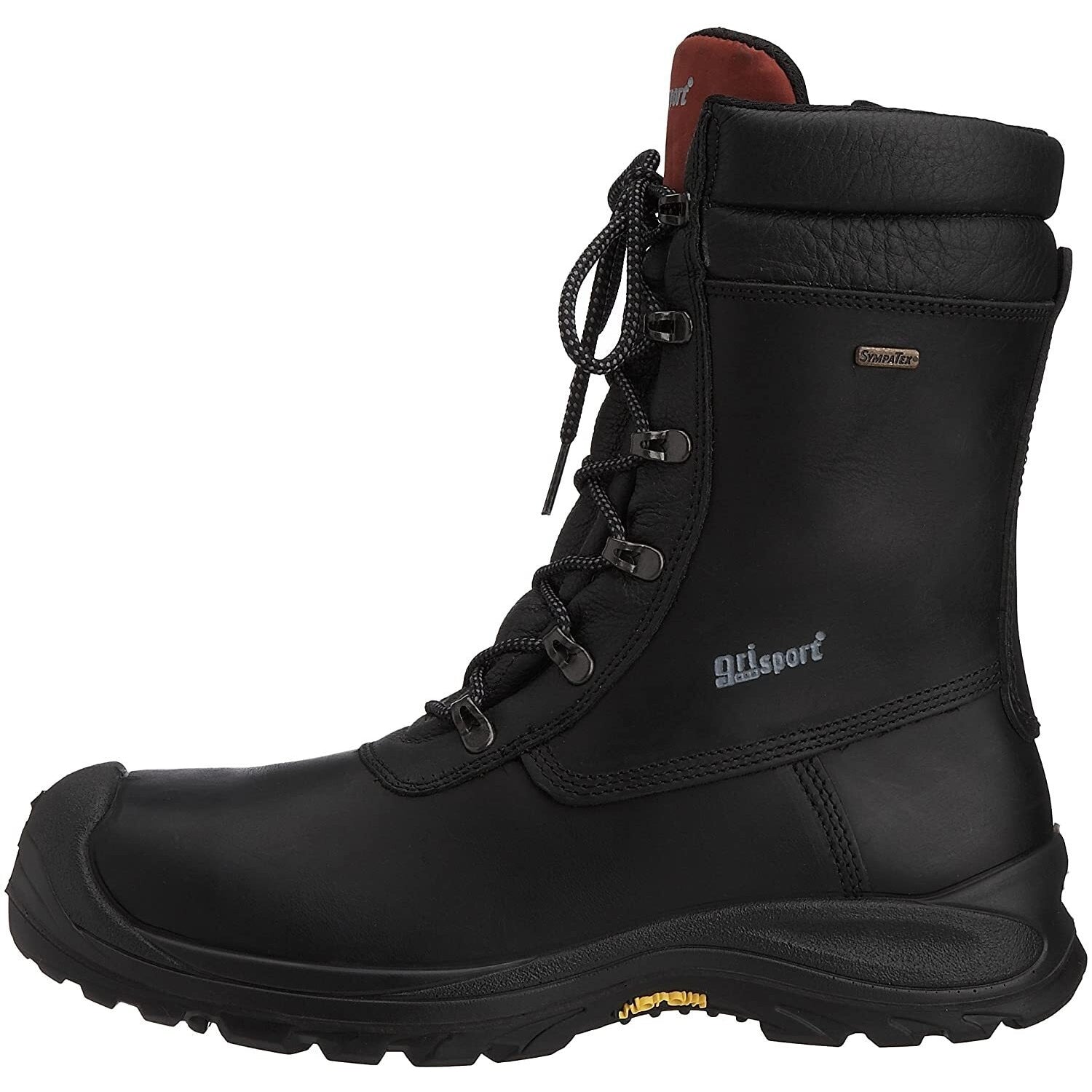 Black - Lifestyle - Grisport Mens Boulder Leather Safety Boots