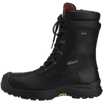 Black - Lifestyle - Grisport Mens Boulder Leather Safety Boots