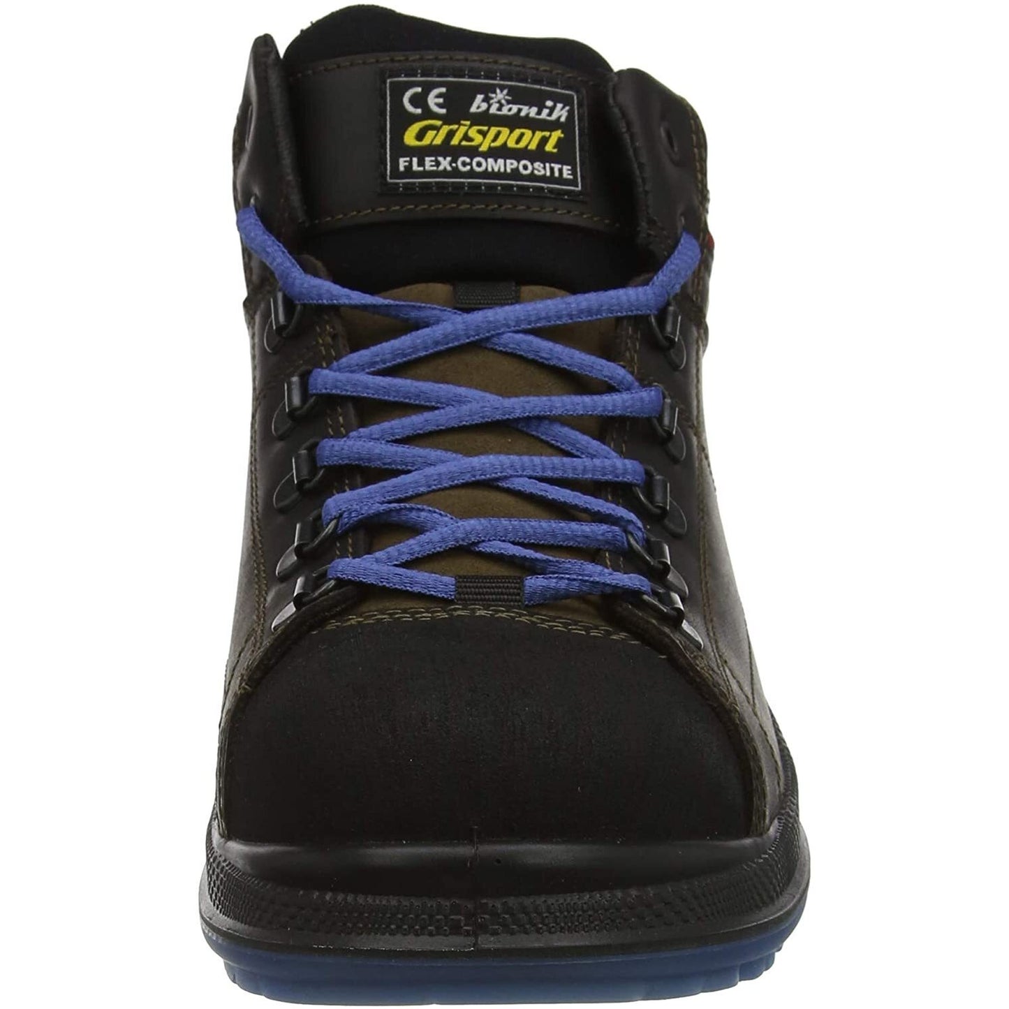 Black - Close up - Grisport Mens Joiner Leather Safety Boots