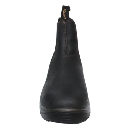 Black - Lifestyle - Grisport Mens Excavator Waxy Leather Safety Boots