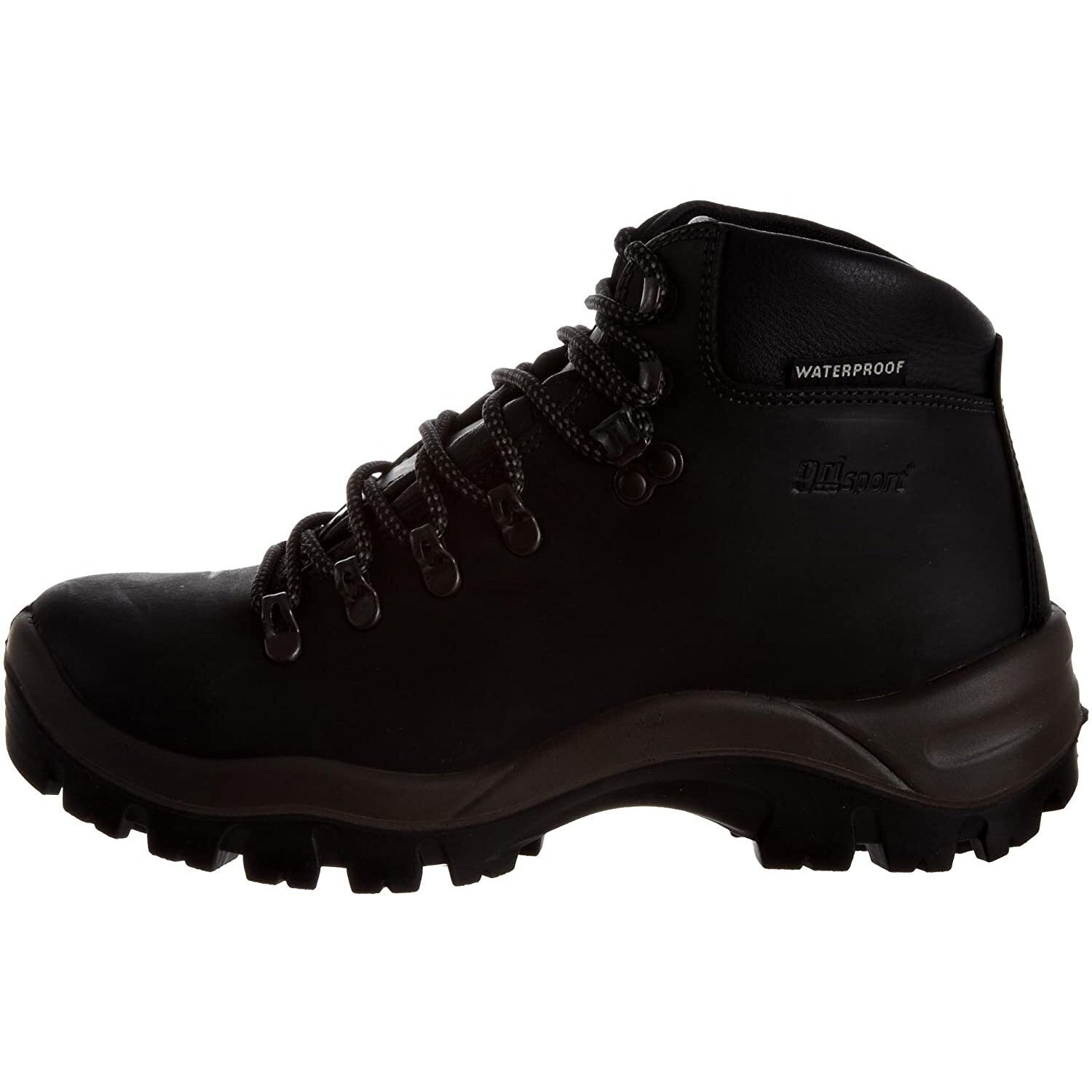 Black - Lifestyle - Grisport Unisex Adult Peaklander Waxy Leather Walking Boots