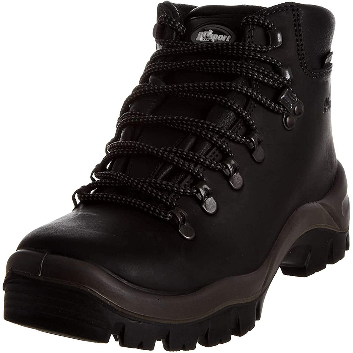 Black - Front - Grisport Unisex Adult Peaklander Waxy Leather Walking Boots