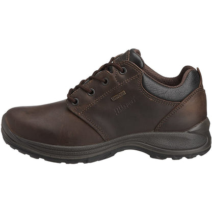 Brown - Lifestyle - Grisport Childrens-Kids Exmoor Waxy Leather Walking Shoes
