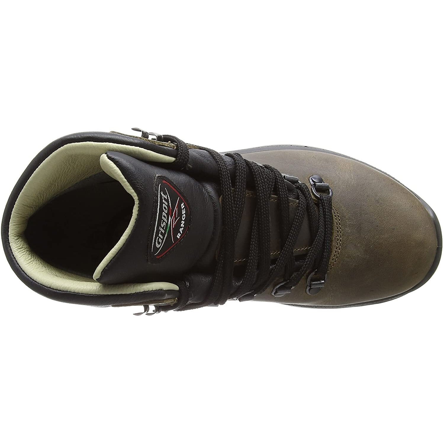 Tan-Black - Lifestyle - Grisport Unisex Adult Aztec Waxy Leather Wide Walking Boots