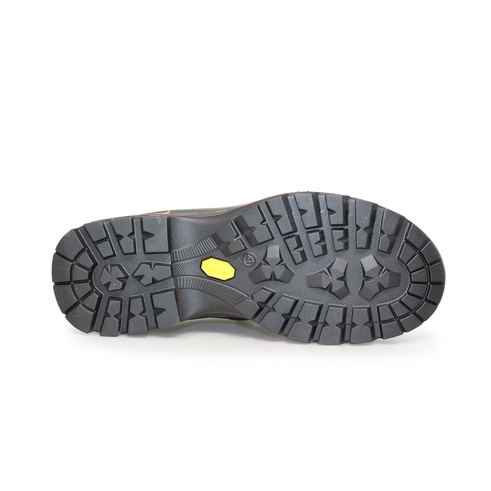 Brown-Black - Pack Shot - Grisport Childrens-Kids Dartmoor GTX Waxy Leather Walking Shoes