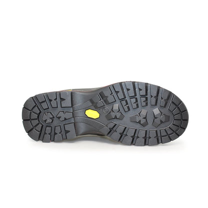 Brown-Black - Pack Shot - Grisport Childrens-Kids Dartmoor GTX Waxy Leather Walking Shoes