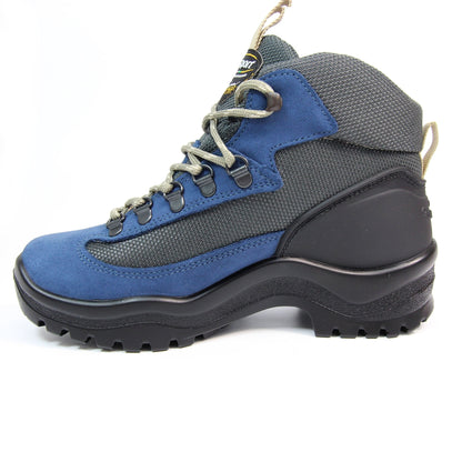 Pale Blue - Side - Grisport Womens-Ladies Wolf Suede Walking Shoes