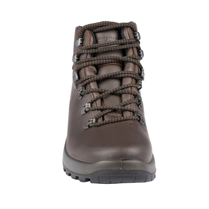 Brown - Lifestyle - Grisport Womens-Ladies Hurricane Waxy Leather Walking Boots