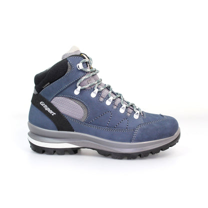 Blue - Back - Grisport Womens-Ladies Anaheim Suede Walking Boots