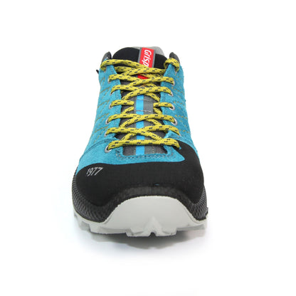 Pale Blue - Close up - Grisport Womens-Ladies Treviso Suede Walking Shoes