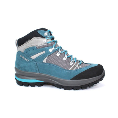 Blue - Back - Grisport Womens-Ladies Atlanta Suede Walking Boots