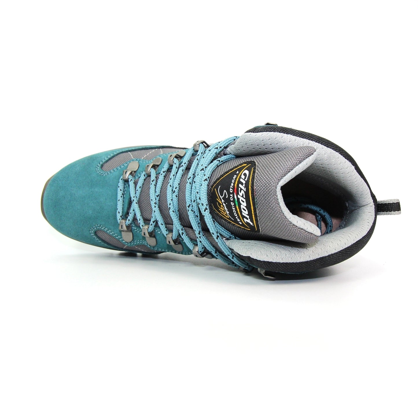 Pale Blue - Pack Shot - Grisport Womens-Ladies Excalibur Suede Walking Boots