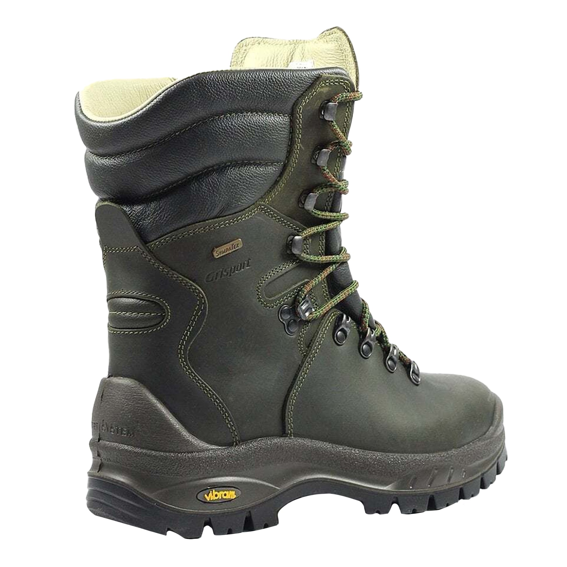 Green - Side - Grisport Mens Ranger Waxy Leather Walking Boots