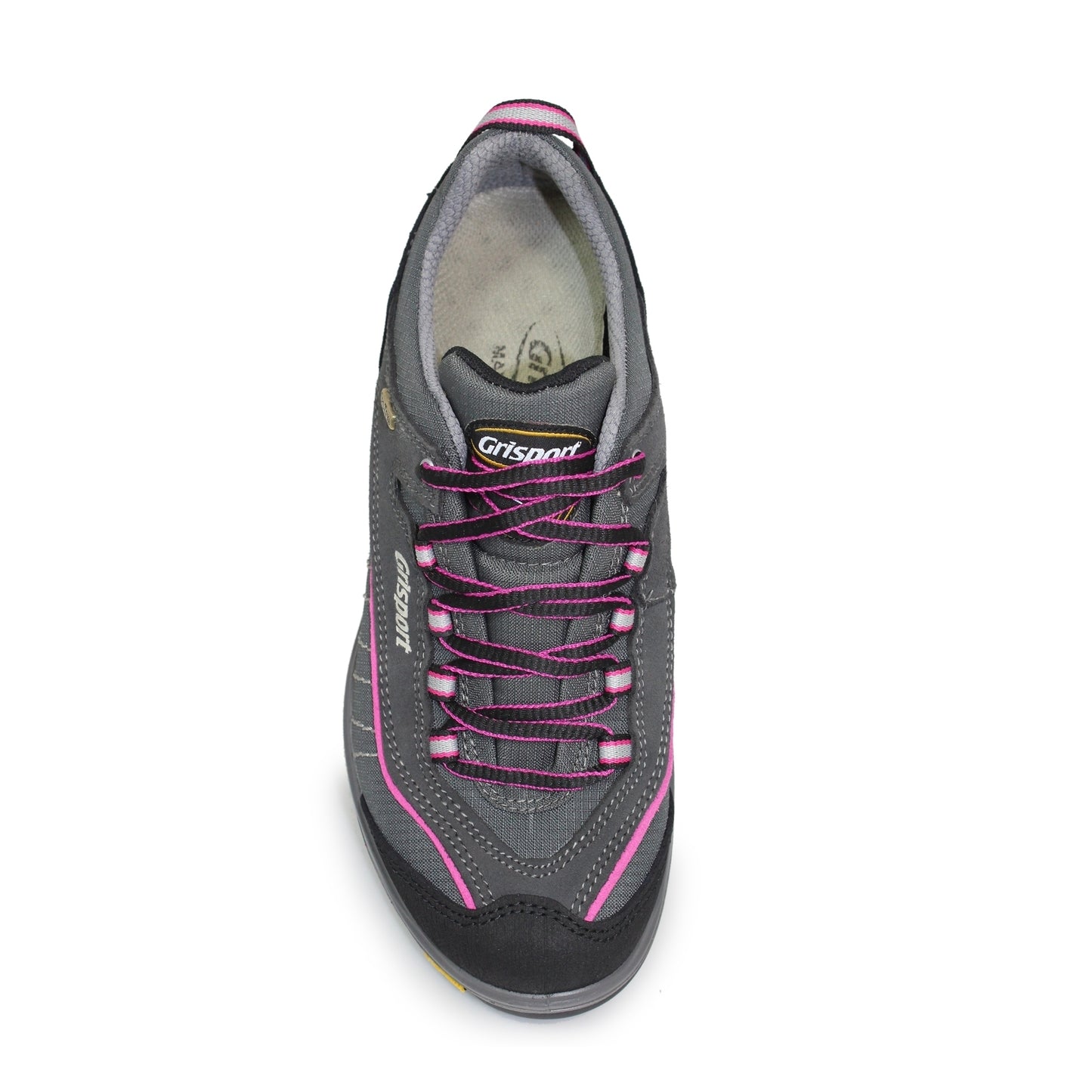 Grey-Pink - Lifestyle - Grisport Womens-Ladies Nova Suede Walking Shoes