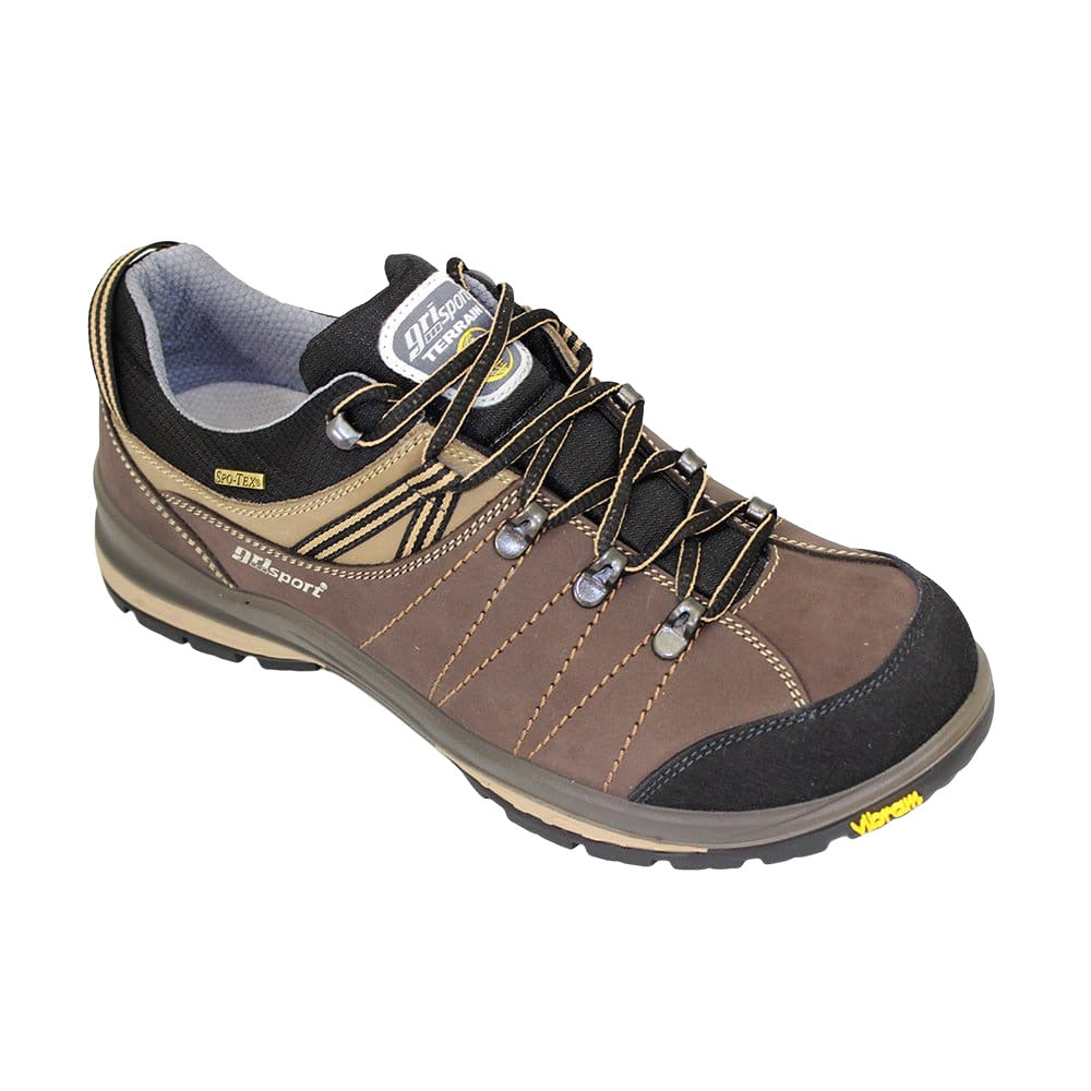 Brown - Front - Grisport Mens Rogue Nubuck Walking Shoes