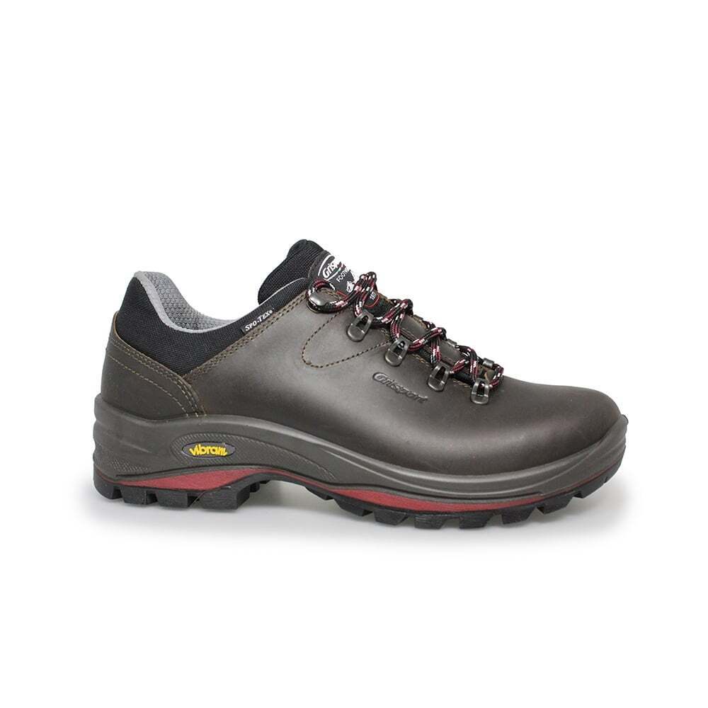 Brown-Black - Back - Grisport Mens Dartmoor GTX Waxy Leather Walking Shoes