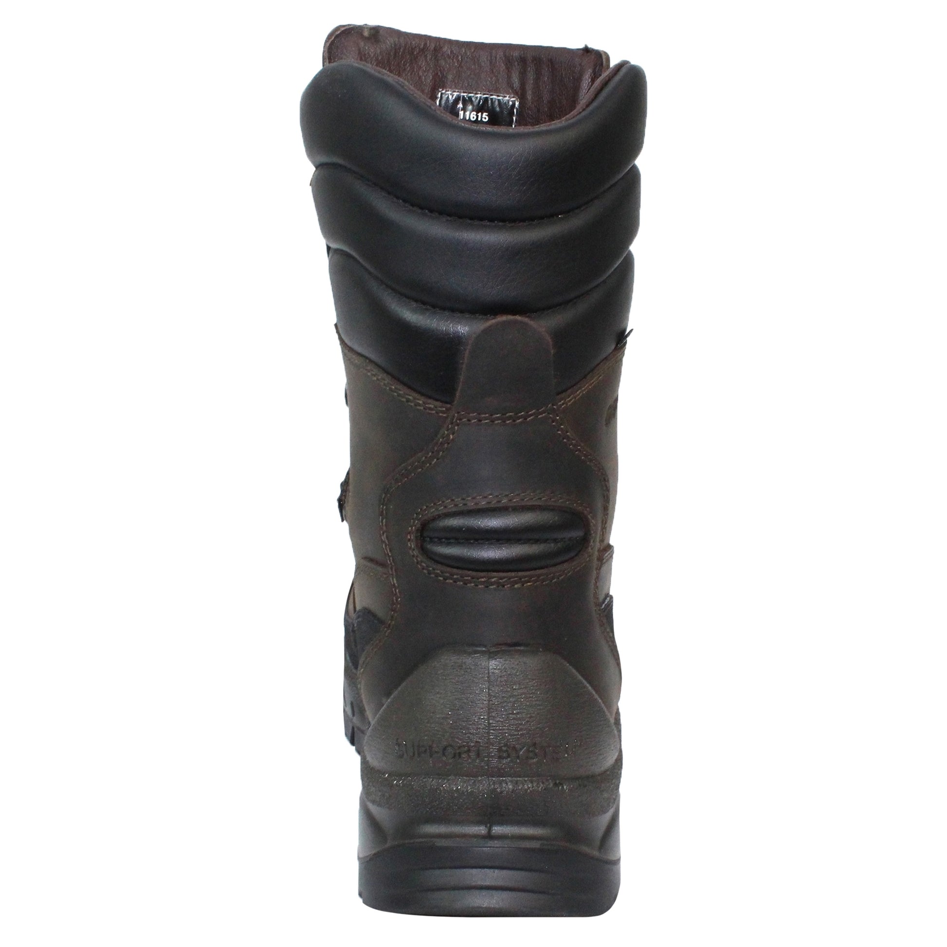 Brown-Black - Side - Grisport Mens Gamekeeper Waxy Leather Walking Boots