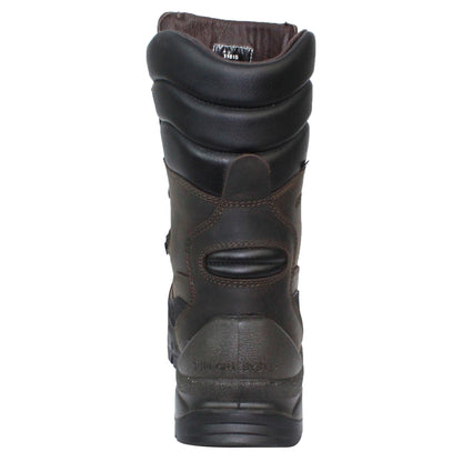 Brown-Black - Side - Grisport Mens Gamekeeper Waxy Leather Walking Boots