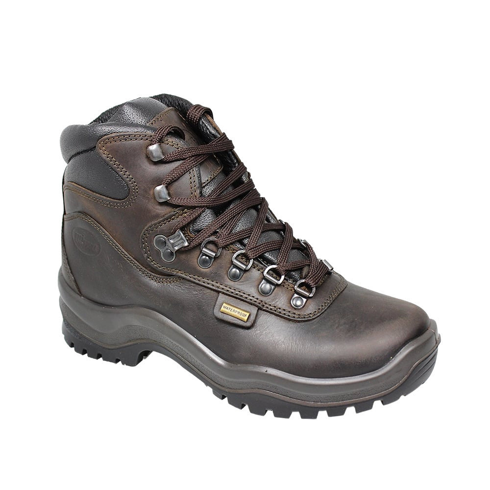Brown - Front - Grisport Unisex Adult Timber Waxy Leather Walking Boots