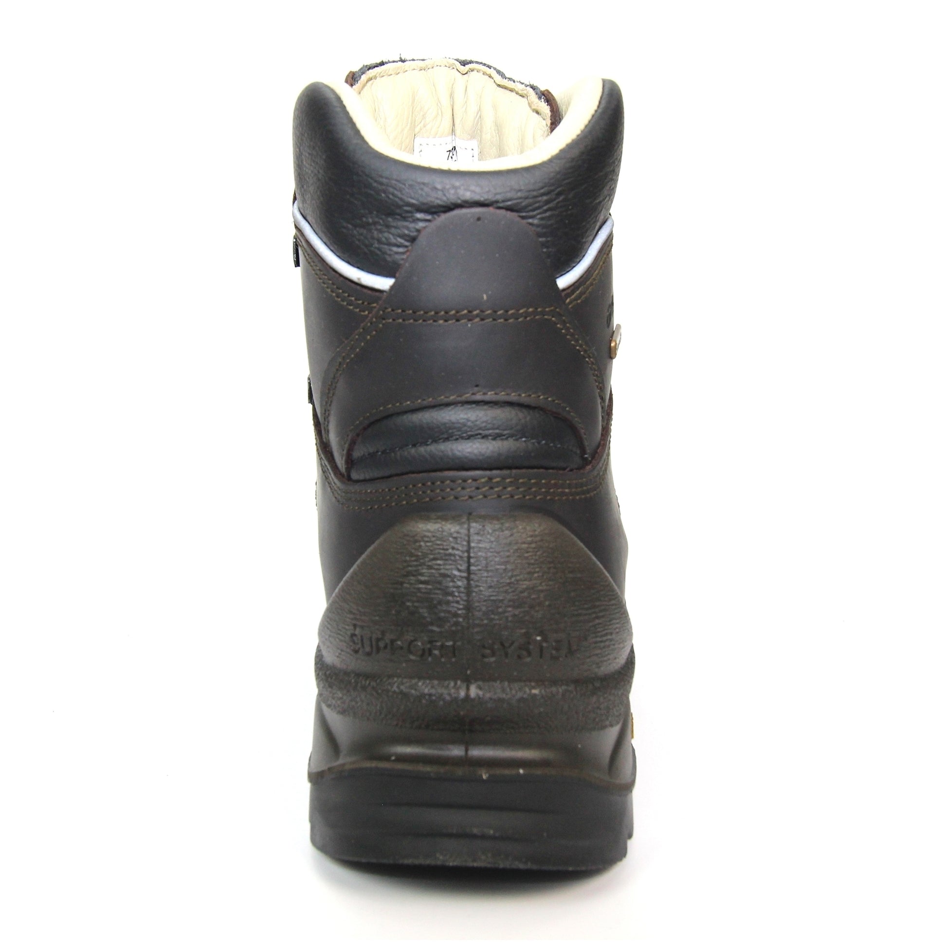 Brown - Side - Grisport Unisex Adult Crusader Waxy Leather Wide Walking Boots