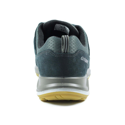 Blue - Side - Grisport Childrens-Kids Icarus Leather Walking Shoes