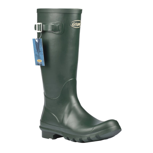 Green - Front - Grisport Unisex Adult Rubber Wellington Boots