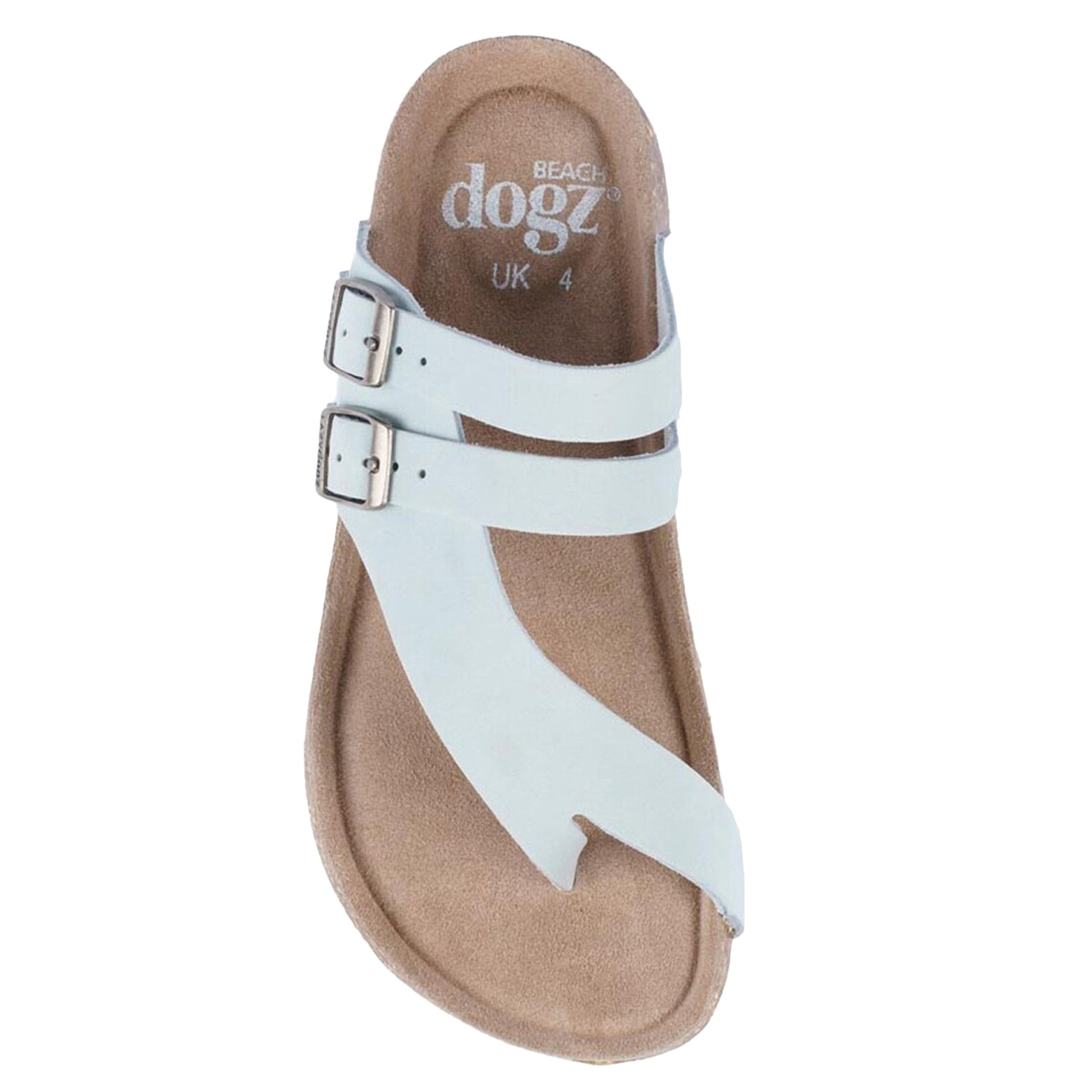 Grey - Lifestyle - Lazy Dogz Womens-Ladies Rebel Suede Sandals