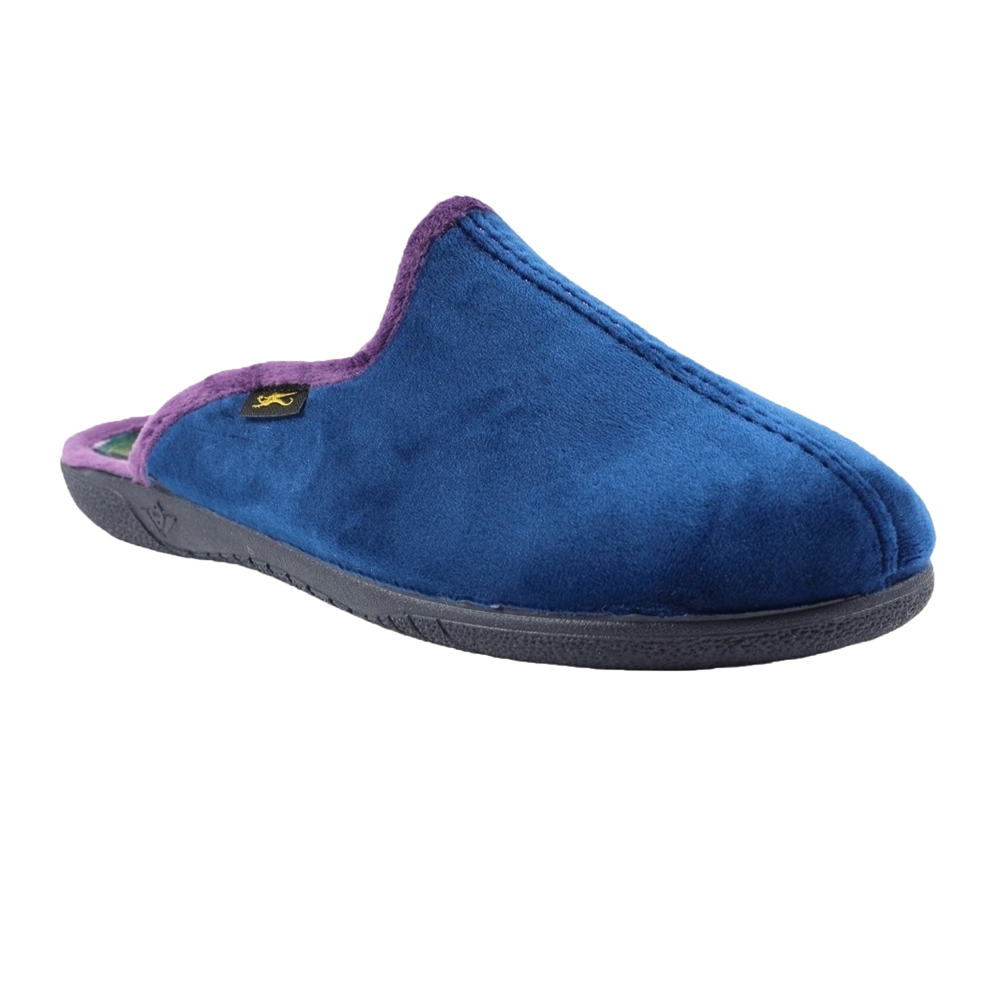 Blue - Pack Shot - Laurence Llewelyn-Bowen Mens Hans Slippers
