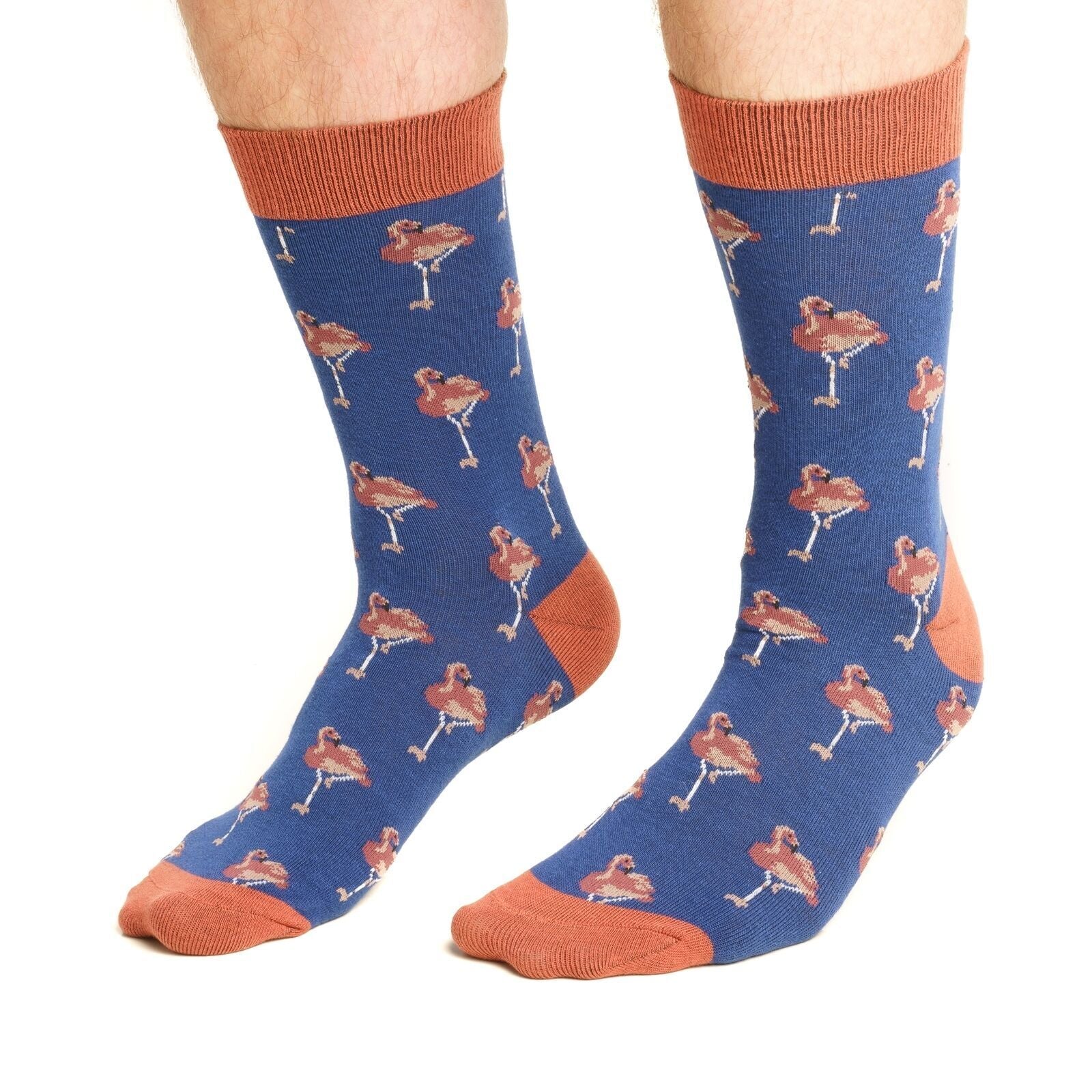 Blue-Brown-Navy - Back - Laurence Llewelyn-Bowen Mens Patterned Socks (Pack of 3)