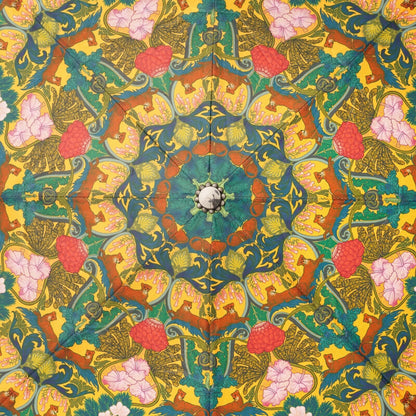 Contrail Green - Side - Laurence Llewelyn-Bowen Jungle Folding Umbrella
