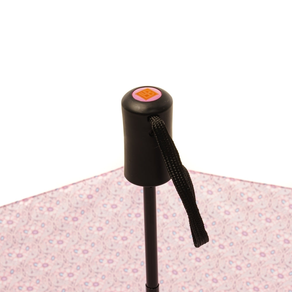 Nimbus Pink - Side - Laurence Llewelyn-Bowen Public Anemone Floral Folding Umbrella
