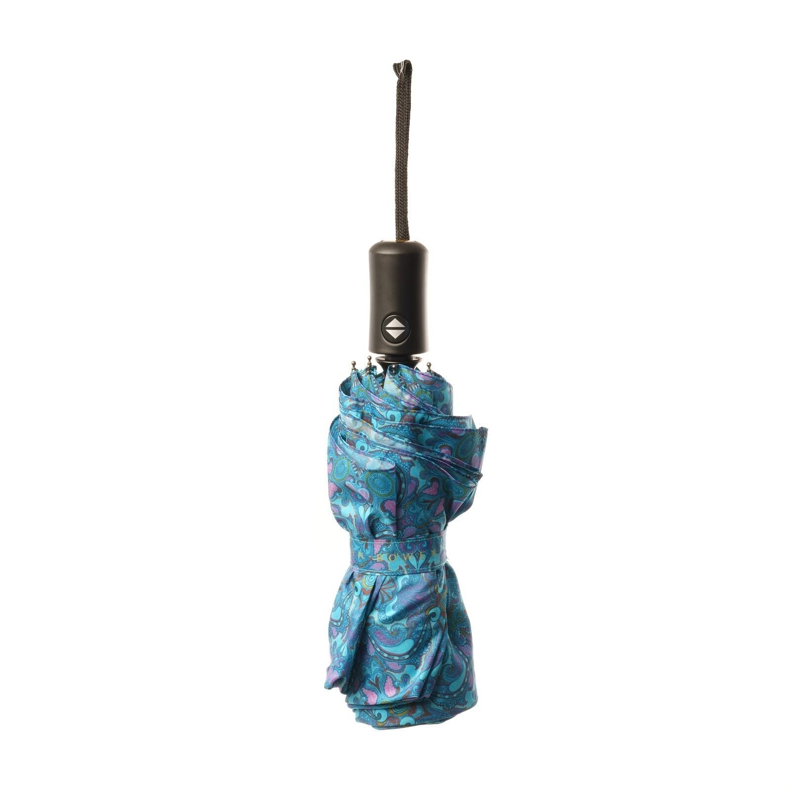 Cirrus Blue - Back - Laurence Llewelyn-Bowen Pericoloso Paisley Folding Umbrella