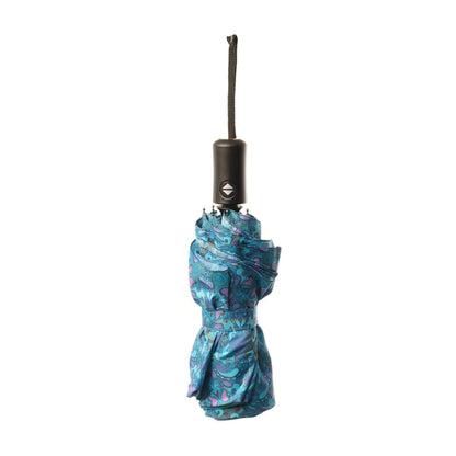 Cirrus Blue - Back - Laurence Llewelyn-Bowen Pericoloso Paisley Folding Umbrella
