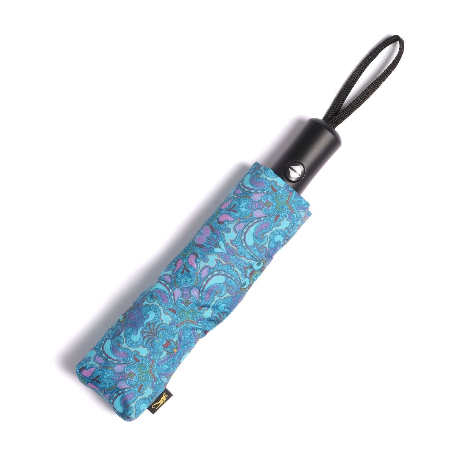 Cirrus Blue - Side - Laurence Llewelyn-Bowen Pericoloso Paisley Folding Umbrella
