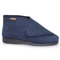 Navy - Back - Goodyear Mens Drake Slippers