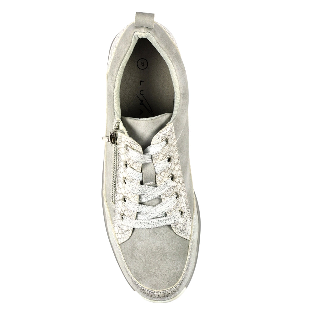 Silver - Lifestyle - Lunar Womens-Ladies Kiley Trainers