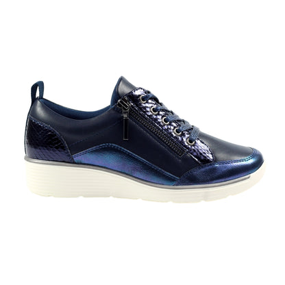 Navy - Lifestyle - Lunar Womens-Ladies Kiley Trainers