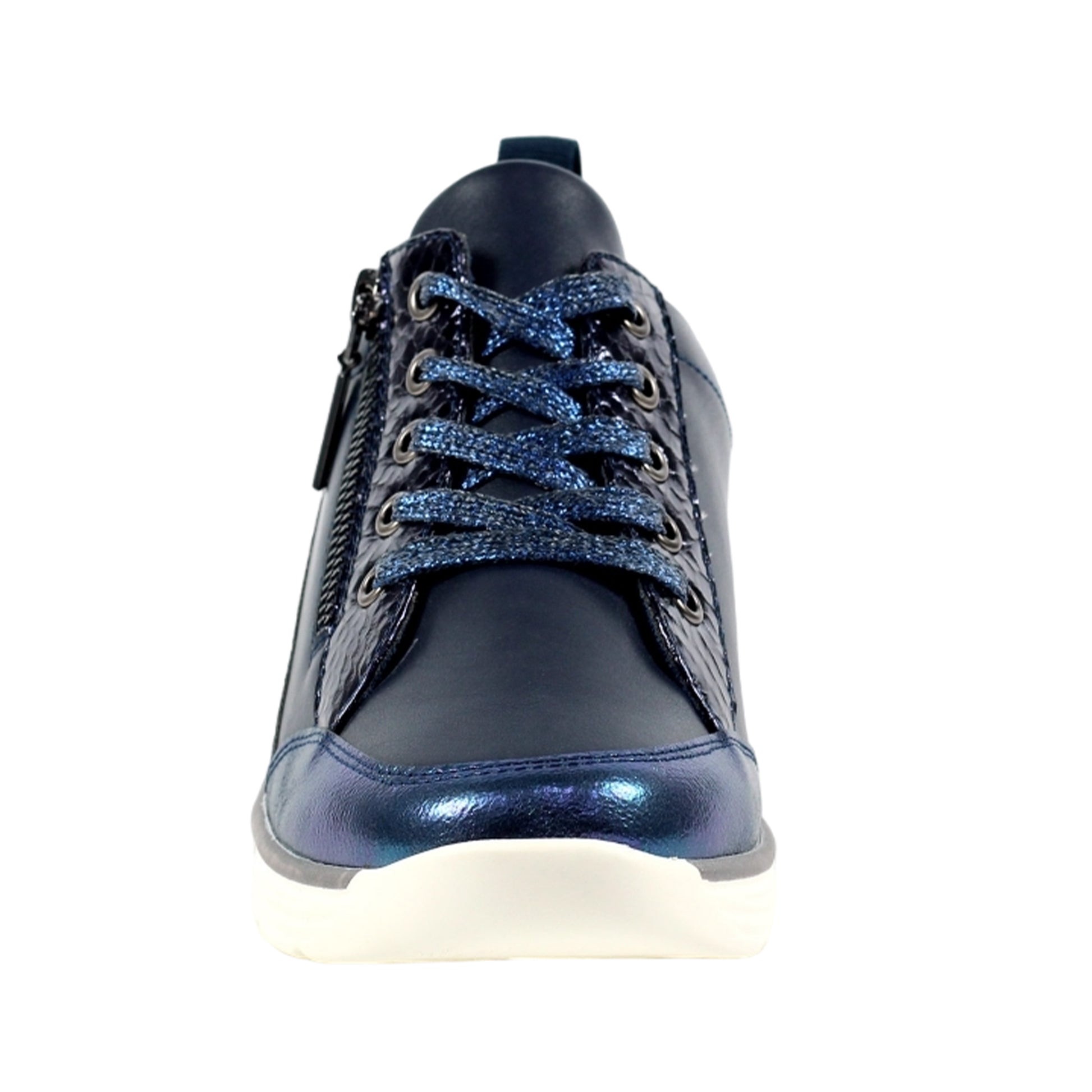 Navy - Close up - Lunar Womens-Ladies Kiley Trainers