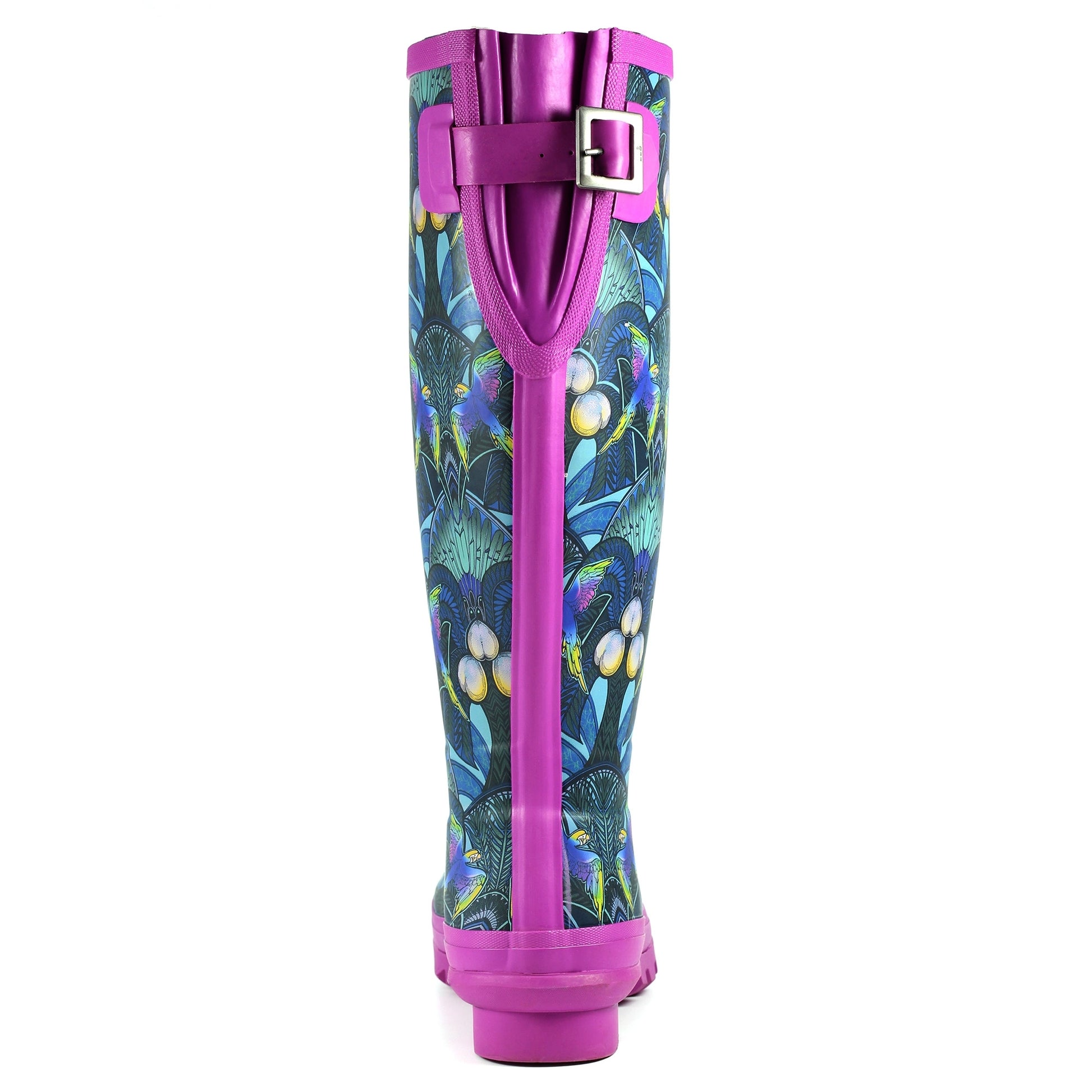 Purple-Blue - Side - Laurence Llewelyn-Bowen Mens Pleasure Island Wellington Boots
