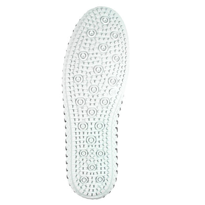 Grey - Lifestyle - Lunar Womens-Ladies St Ives Leather Plimsolls