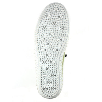 Khaki Green - Lifestyle - Lunar Womens-Ladies St Ives Leather Plimsolls