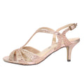 Rose Gold - Lifestyle - Lunar Womens-Ladies Francie Wide Sandals