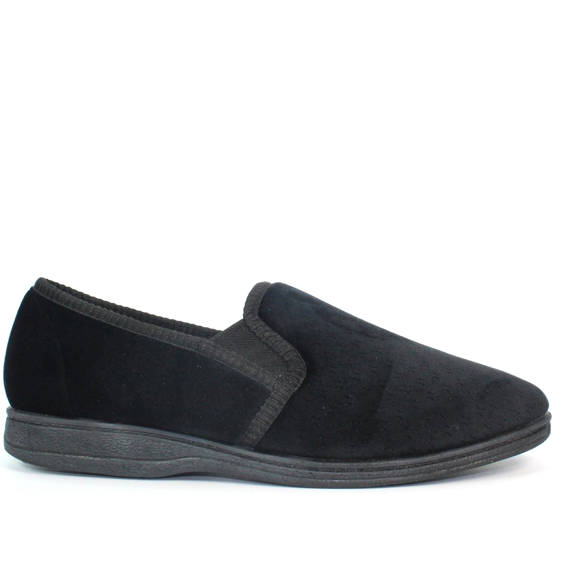 Black - Back - Goodyear Mens Tamar Slippers