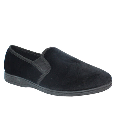 Black - Front - Goodyear Mens Tamar Slippers