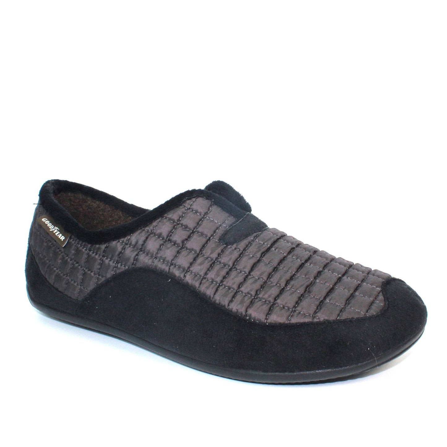 Navy - Front - Goodyear Mens Future Quilted Slippers