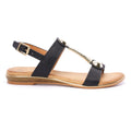 Black - Back - Lunar Womens-Ladies Renoir Sandals