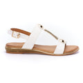 White - Back - Lunar Womens-Ladies Renoir Sandals