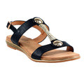 Black - Front - Lunar Womens-Ladies Renoir Sandals