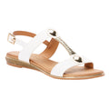 White - Front - Lunar Womens-Ladies Renoir Sandals